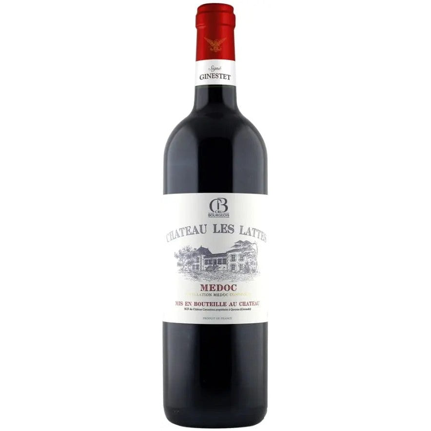 MAISON GINESTET Château Les Lattes, Cru Bourgeois, Médoc (Cabernet Sauvignon, Merlot) 2015 (1x75cl)
