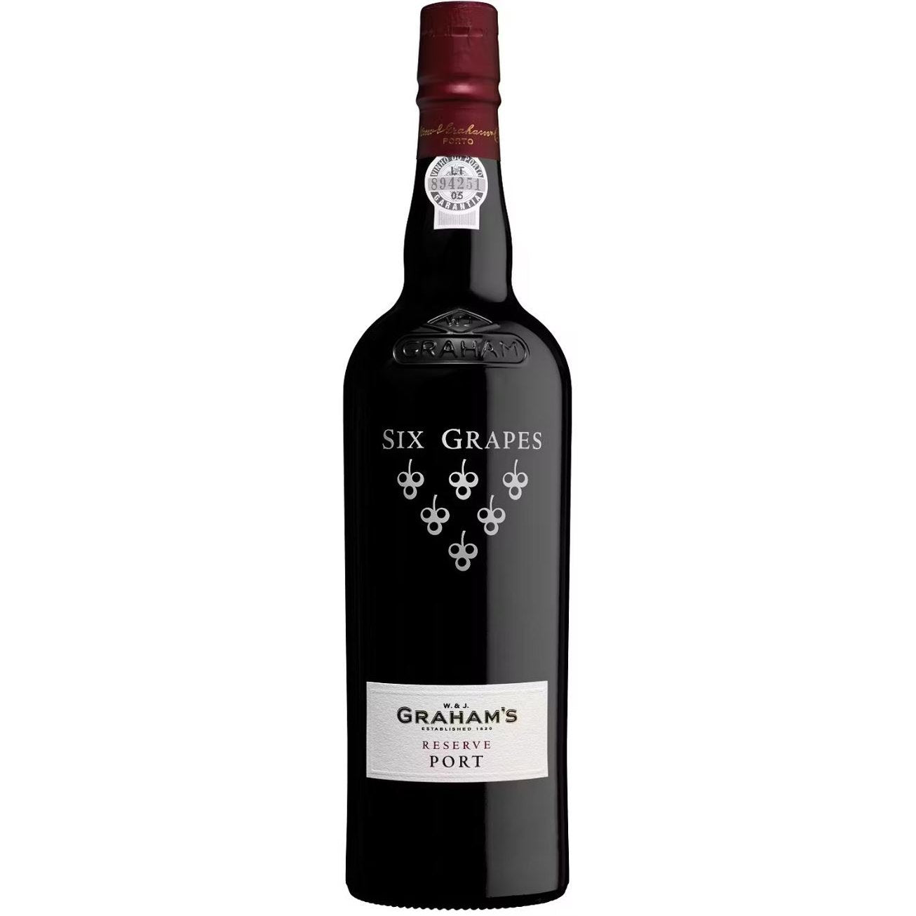 W & J Graham's "Six Grapes" Reserve Port (1x75cl)
