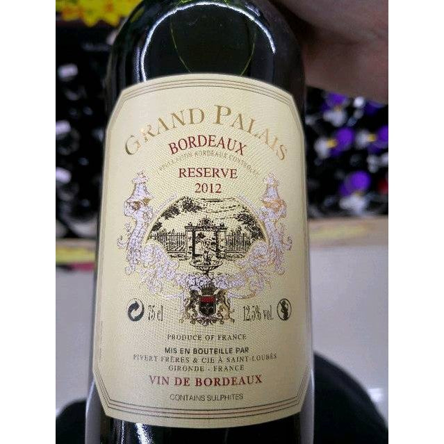Grand Palais Reserve 2012 (1x75cl)
