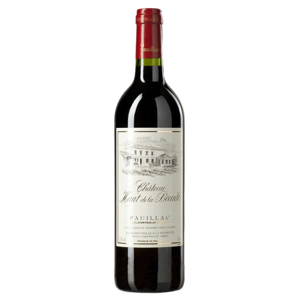 Chateau Haut De La Becade, Pauillac 2010 (1x75cl)