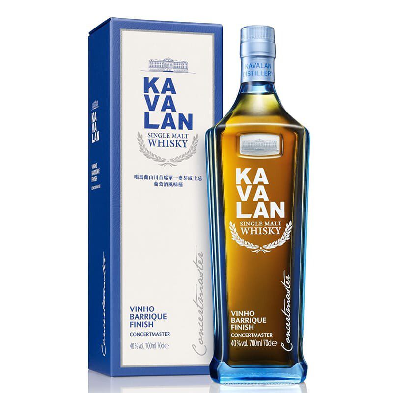 Kavalan Concertmaster Vinho Barrique Finish Single Malt Whisky (1x70cl