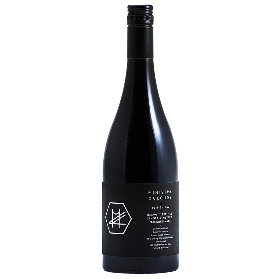 Ministry of Clouds Single Vineyard Shiraz Blewitt Springs McLaren Vale 2018 (1x75cl)