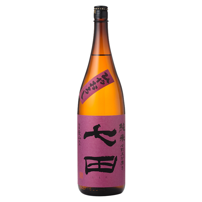 七田 七割五分 愛山 純米無濾過生酒 Shichida 75 Aiyama Junmai Nama (1x72cl)