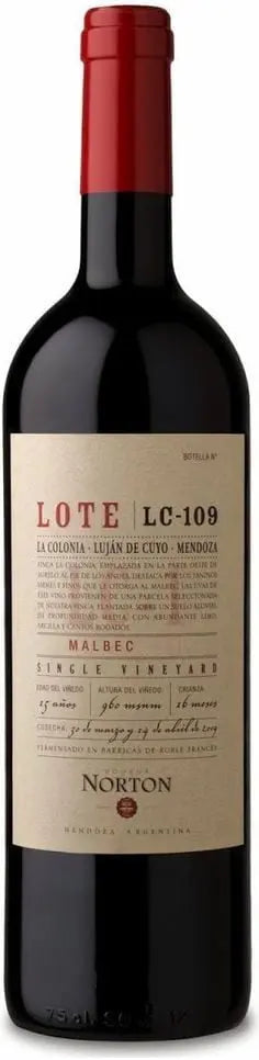 BODEGA NORTON A1 ""Lote Agrelo"" Malbec 2019 (1x75cl)