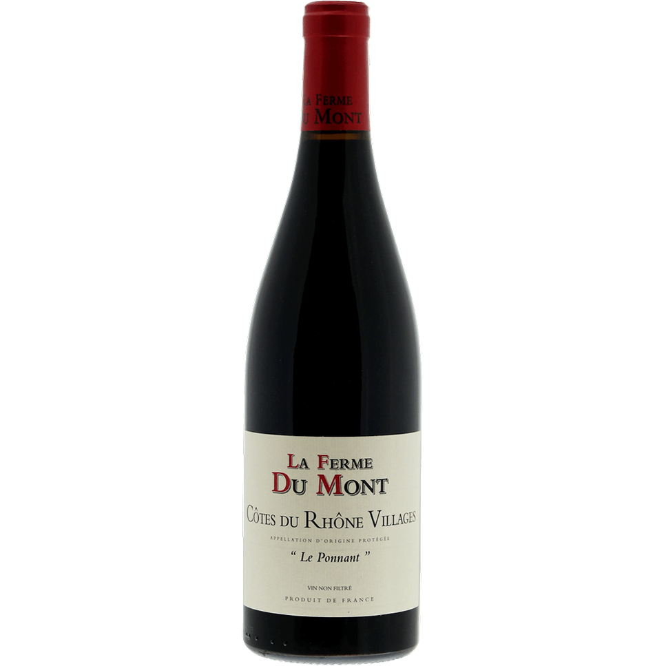 La Ferme du Mont Cotes du Rhone Villages Rouge "Le Ponnant" 2022 (1x75cl)