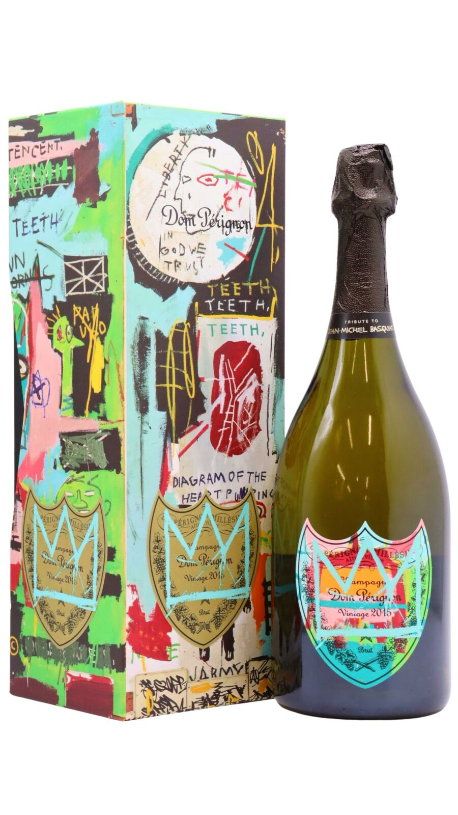Dom Perignon 2015 - Jean-Michel Basquiat Edition - Blue Design (1x75cl)