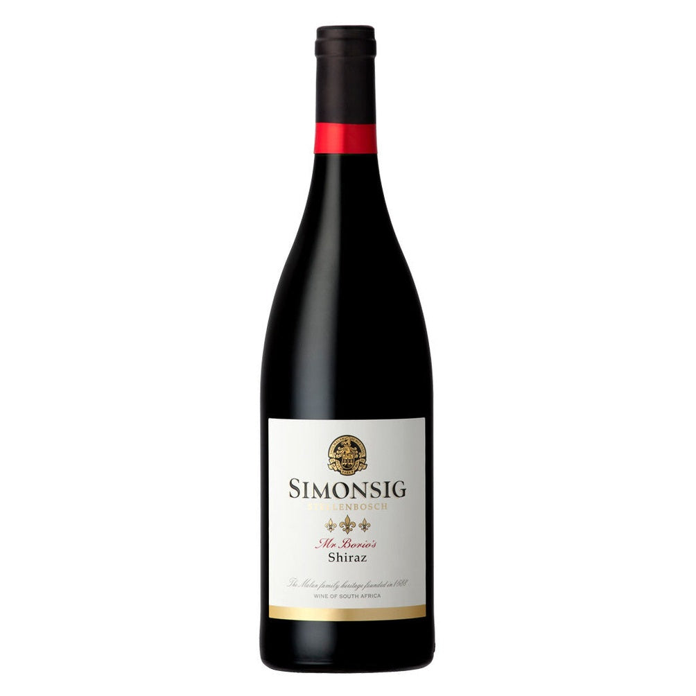 Simonsig Mr Borio's Shiraz, Stellenbosch, South Africa 2016 (1x75cl)