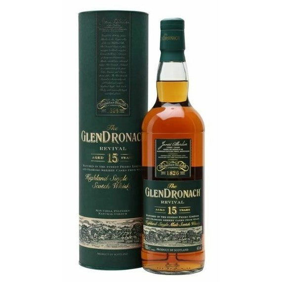 GlenDronach 15 Year Old Single Malt whisky (1x70cl)