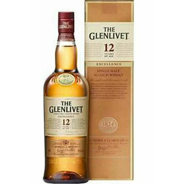 Glenlivet 12 yo Excellence Single Malt Whisky (1x70cl)
