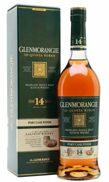 Glenmorangie The Quinta Ruban 14 Year Old Single Malt Whisky (1x70cl)