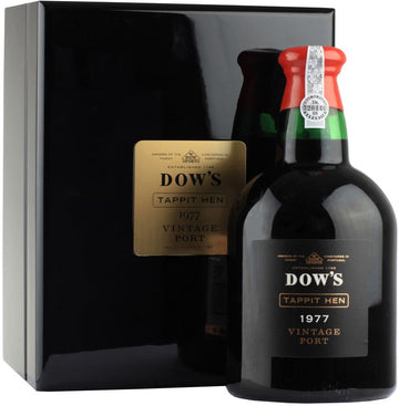Dow's 1977 Vintage Port Tappit Hen (Wooden Box) (1x210cl)