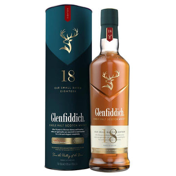 Glenfiddich 18 Year Old Single Malt Whisky (1x70cl)