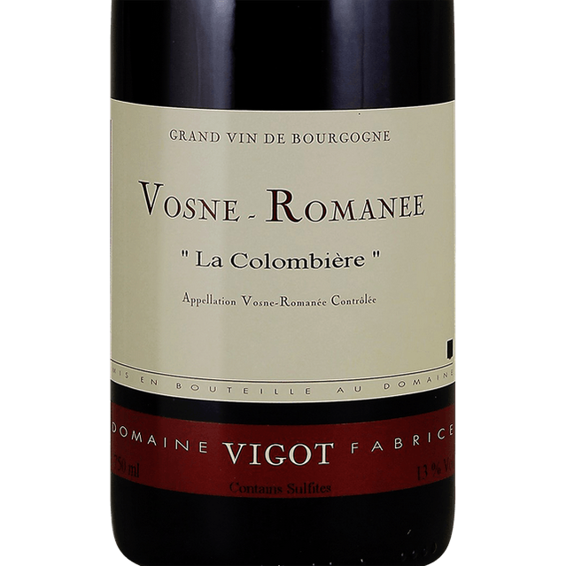 Domaine Vigot Fabrice Vosne Romanee La Colombiere 2013 (1x75cl)