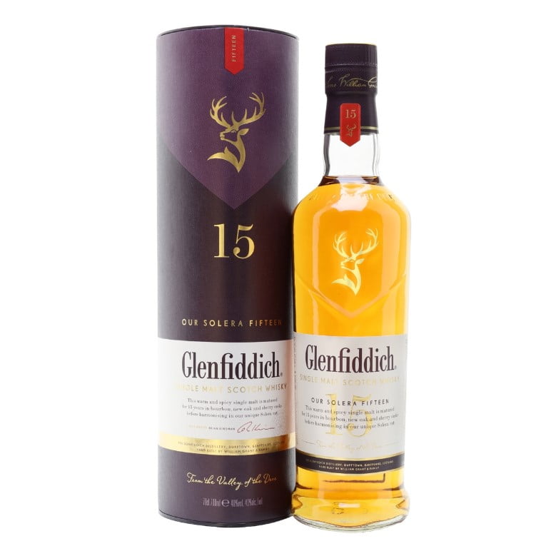 Glenfiddich 15 Years Old Single Malt Whisky (1x70cl)