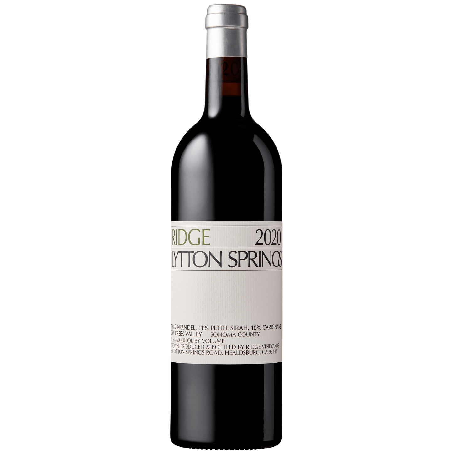 Ridge Lytton Springs, Zinfandel Blend, Dry Creek Valley 2020 (1x75cl)