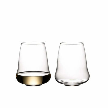SL Riedel Stemless Wings Riesling / Champagne Glass #6789/15 (Set of 2)