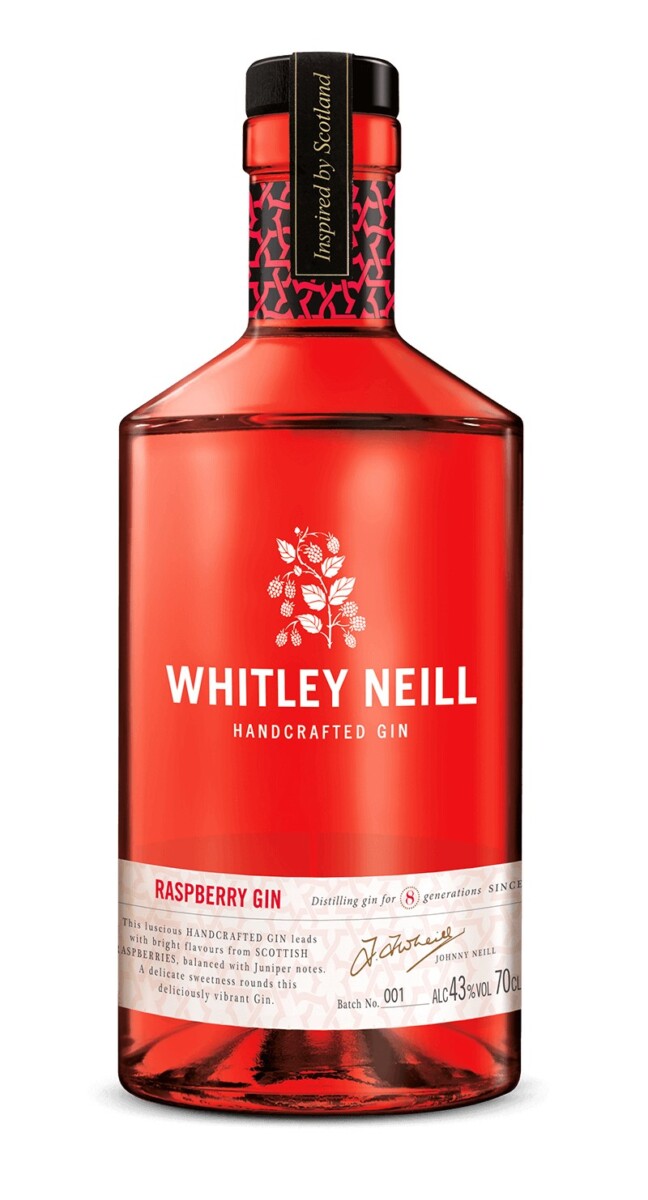 WHITLEY NEILL - Whitley Neill Raspberry Gin (43%) (1x70cl)