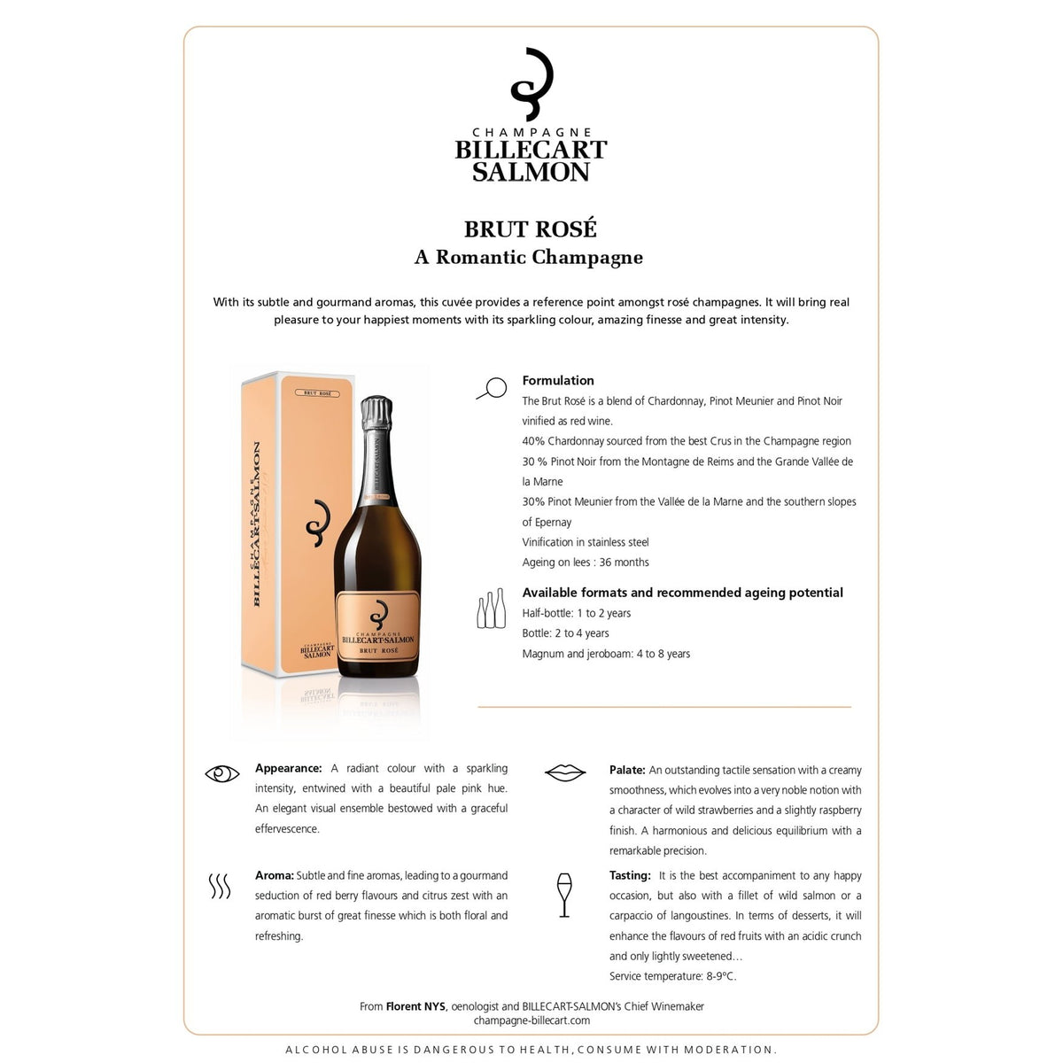 Billecart Salmon, Rose NV (1x37.5cl)