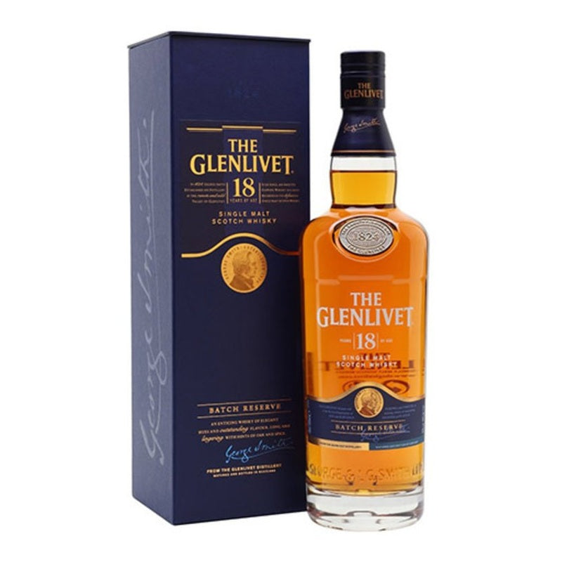 Glenlivet 18 year old Single Malt Whisky (1x70cl)