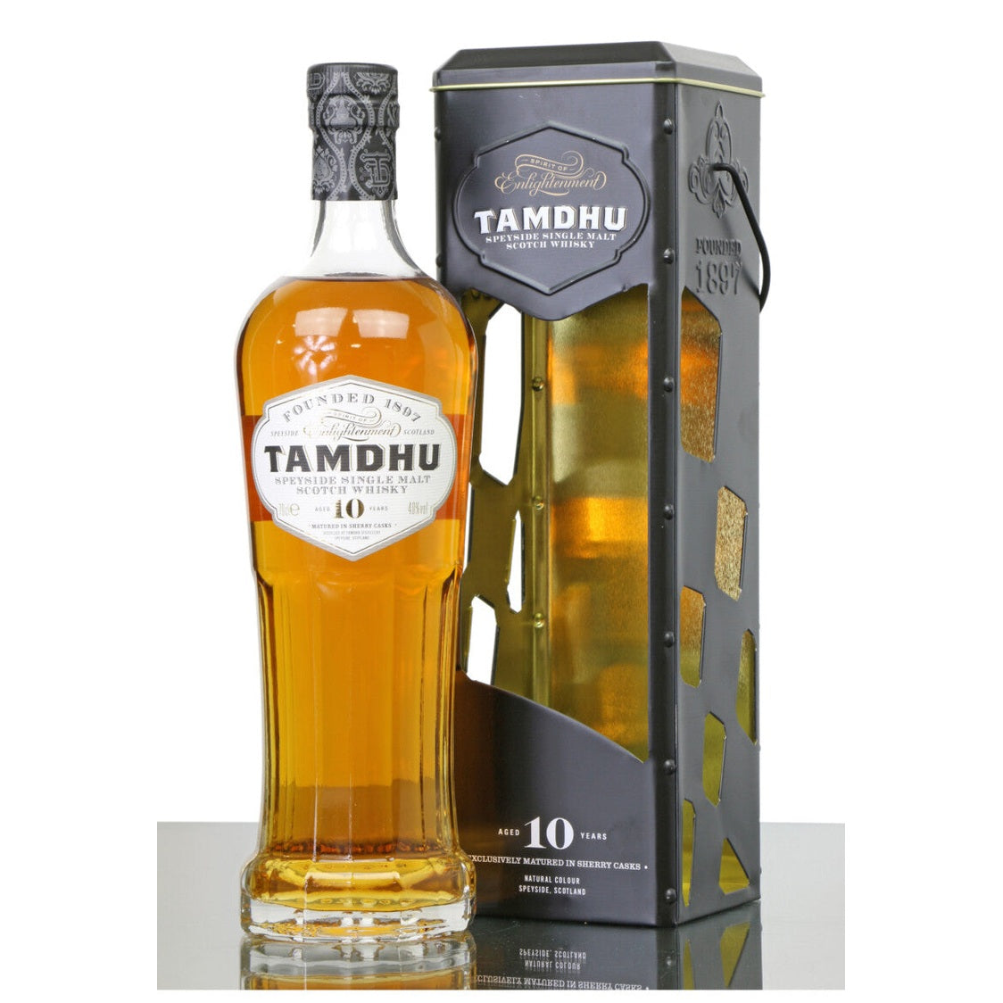 Tamdhu 10 Year Old 40% with Lantern Box (Limited Edition) (1x70cl)