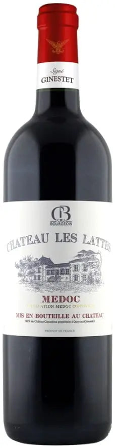 MAISON GINESTET Château Les Lattes, Cru Bourgeois, Médoc (Cabernet Sauvignon, Merlot) 2015 (1x75cl)