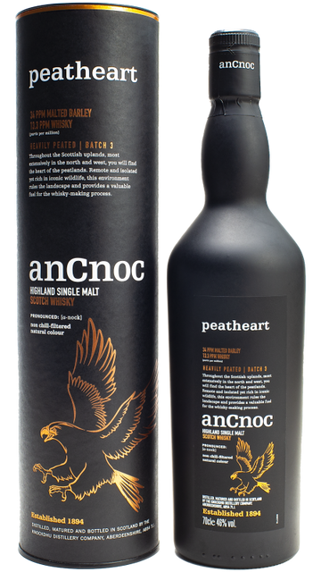 AnCnoc Peatheart Single Malt Batch 3 (1x70cl)