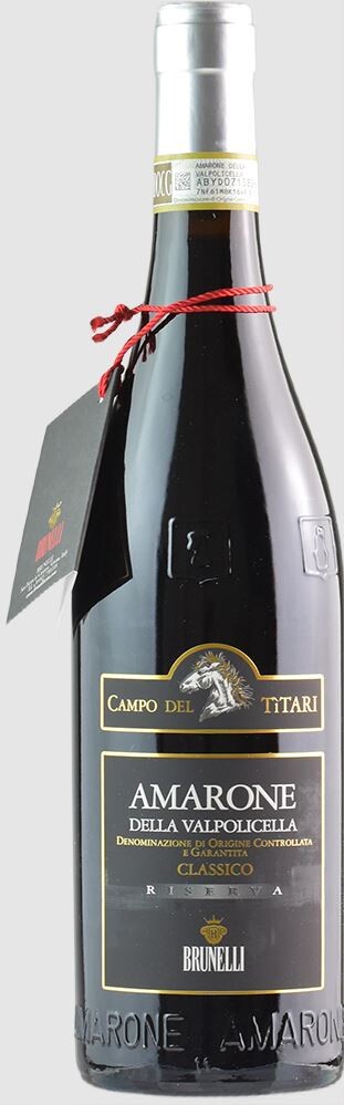Brunelli Campo Del Titari Vino Rosso Amarone Della Valpolicella Classico DOCG Riserva 2018 (1x75cl)