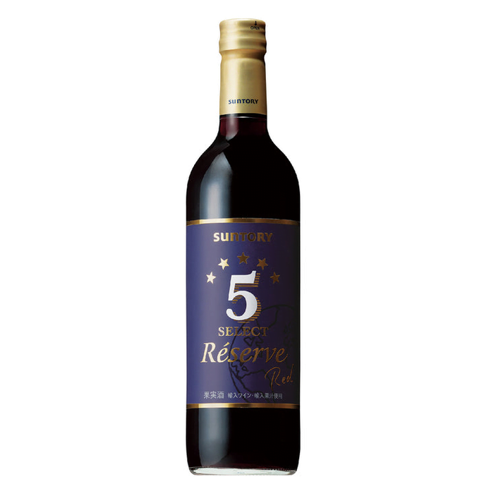 SUNTORY WINE Five Select Reserve Red NV (1x75cl)