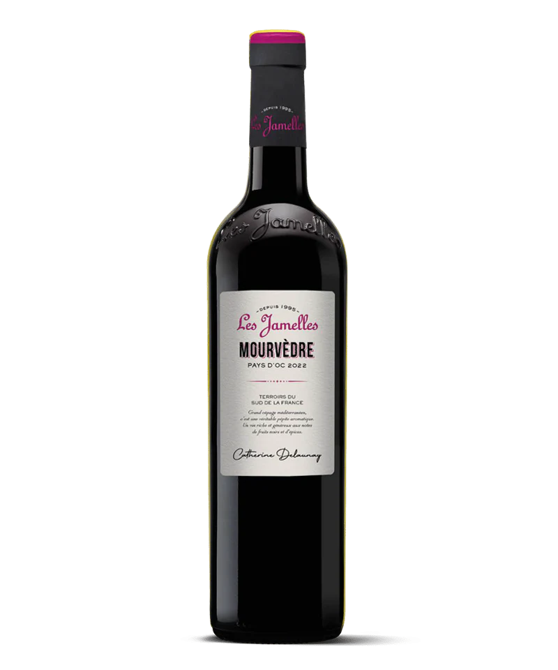 Les Jamelles Mourvedre Vin de Pays d'Oc 2022 (1x75cl)