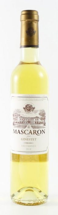 MAISON GINESTET Mascaron Par Ginestet Sauternes (Sémillon, Sauvignon Blanc, Muscadelle) 2019 (1x50cl)