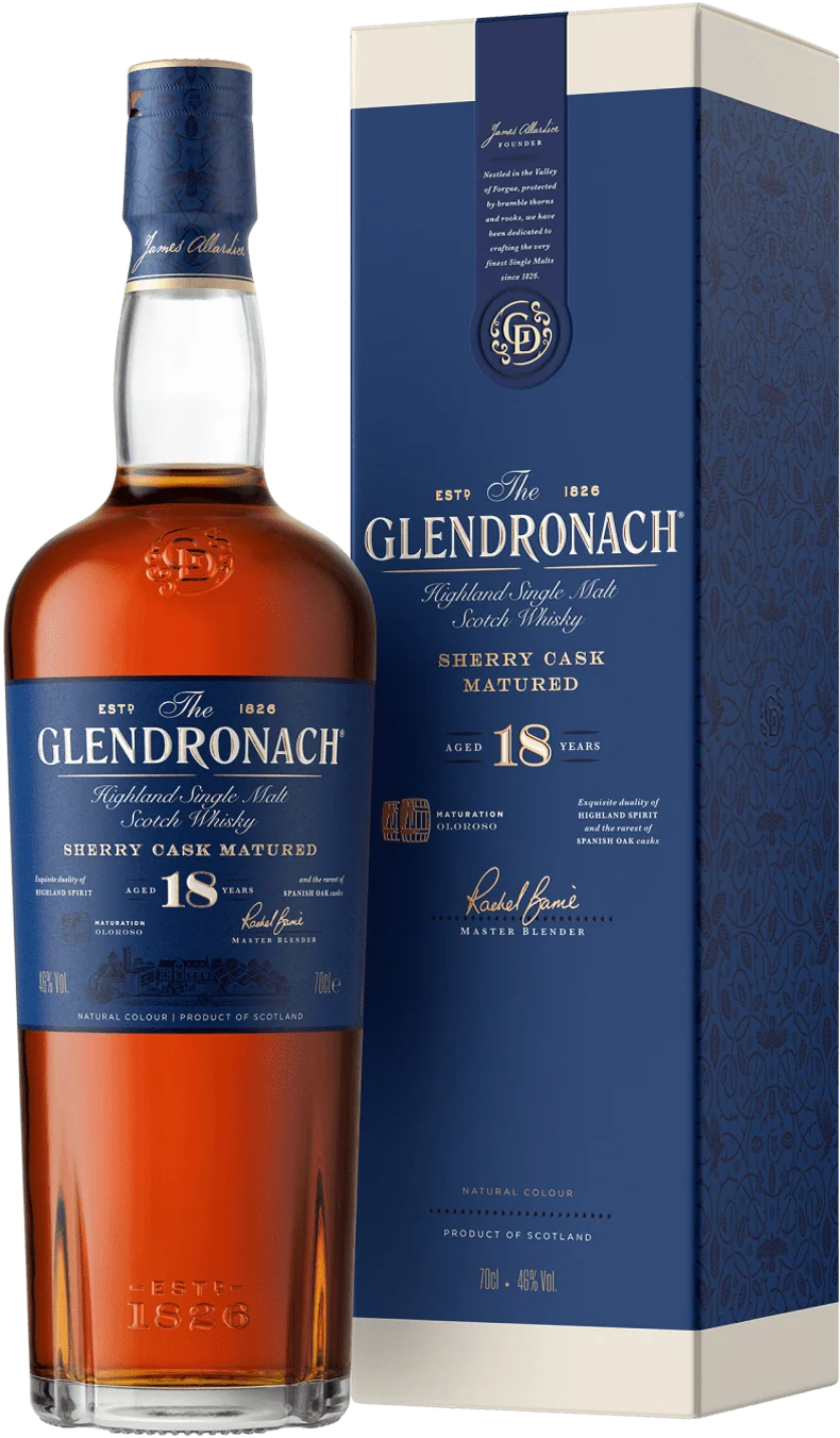 GlenDronach 18 Years Old Single Malt Whisky (1x70cl)