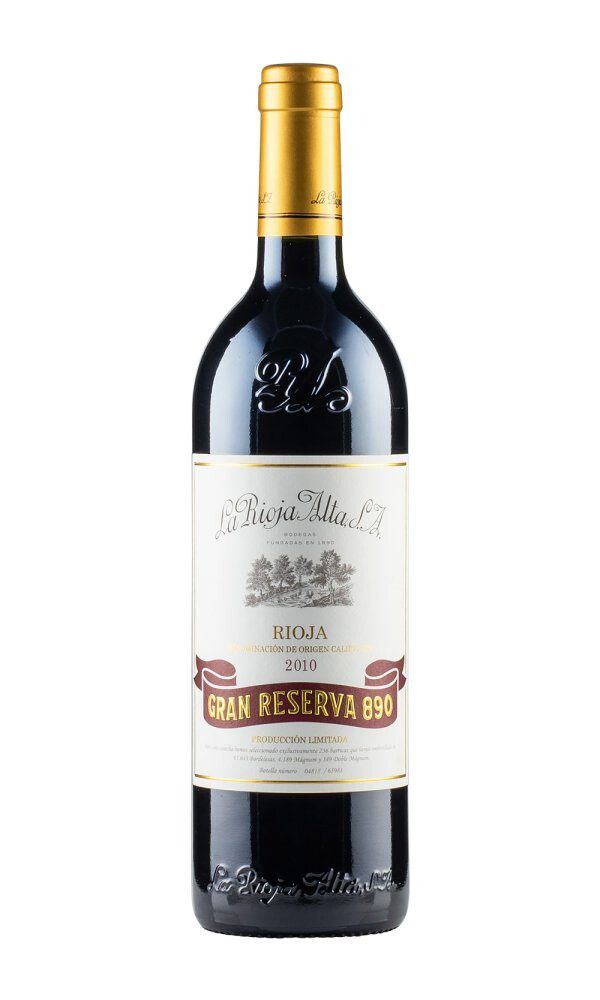 La Rioja Alta Gran Reserva 890 2010 (1x75cl)