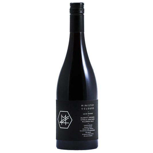 Ministry of Clouds Single Vineyard Shiraz Blewitt Springs McLaren Vale 2018 (1x75cl)