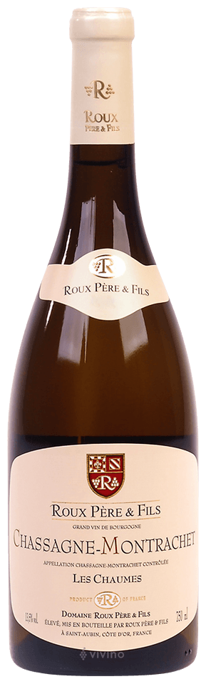 Roux Pere & Fils Chassagne Montrachet Blanc Les Chaumes 2021 (1x75cl)