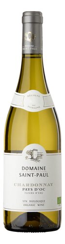 Domaine Saint Paul Fleur d'eau Chardonnay Pays d'Oc IGP 2023 (1x75cl)