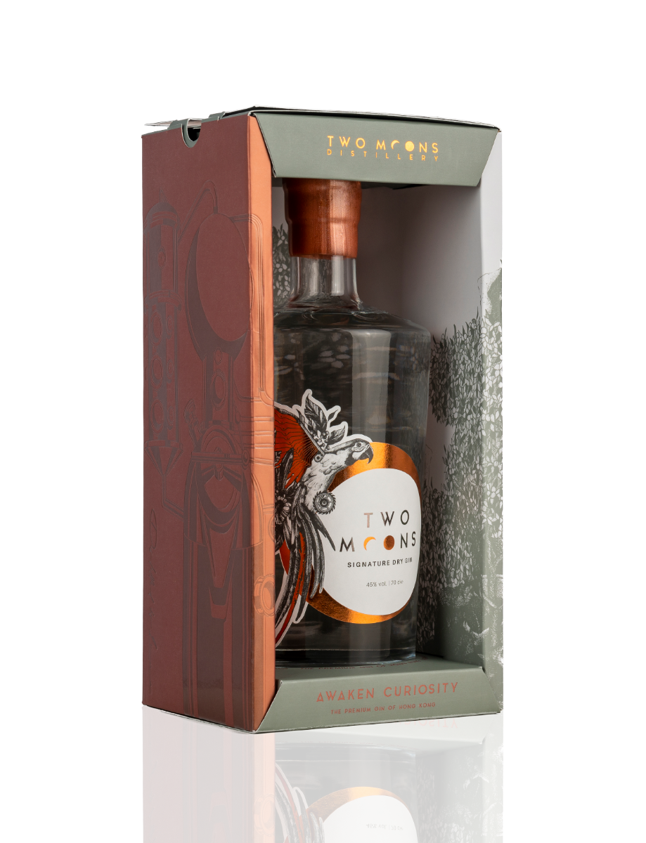 Two Moons Signature Dry Gin Giftbox (made in Hong Kong) (1x70cl)