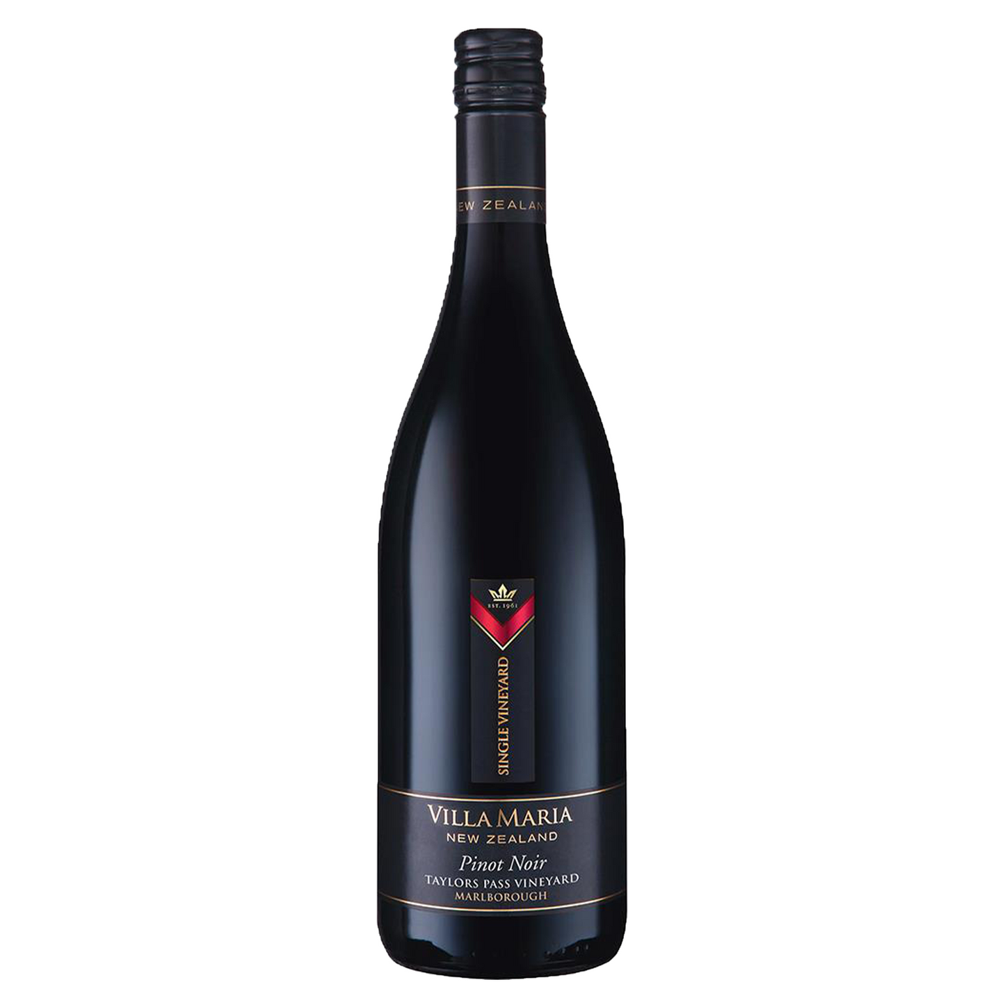 Villa Maria Single Vineyard Taylors Pass Marlborough Pinot Noir 2018 (1x75cl)