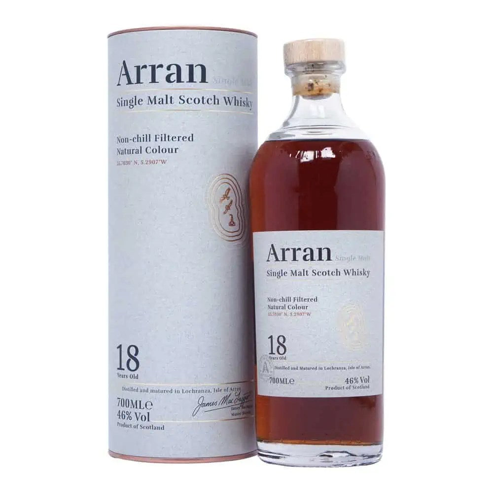 The Arran 18 Year Old Single Malt Whisky (1x70cl)