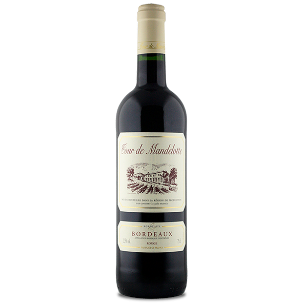 MAISON GINESTET Cour de Mandelotte Rouge (Merlot, Cabernet Sauvignon, Cabernet Franc) 2023 (1x75cl)