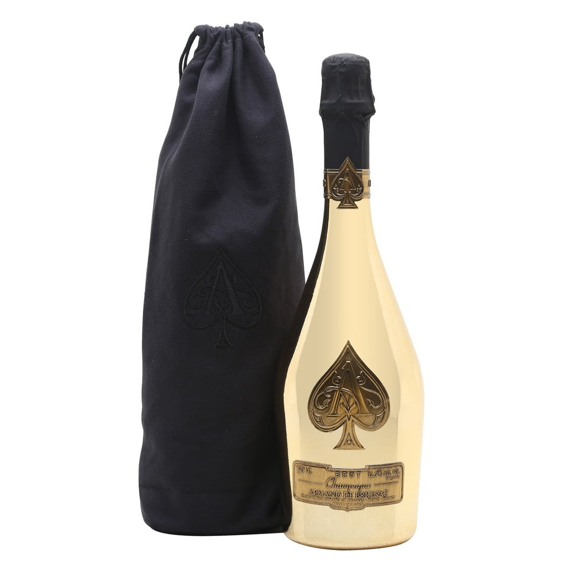Armand De Brignac Brut Gold (Velvet Bag) (1x75cl)
