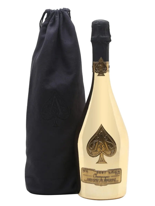 Armand De Brignac Brut Gold (Velvet Bag) (1x75cl)