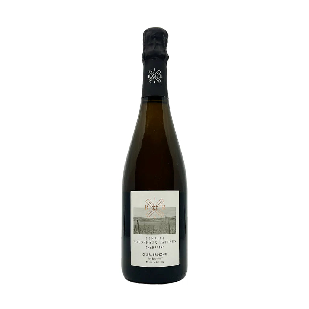 Champagne Rousseaux-Batteux, Celles-les-Conde 'Les Echaudees' Extra Brut 2021 (1x75cl)