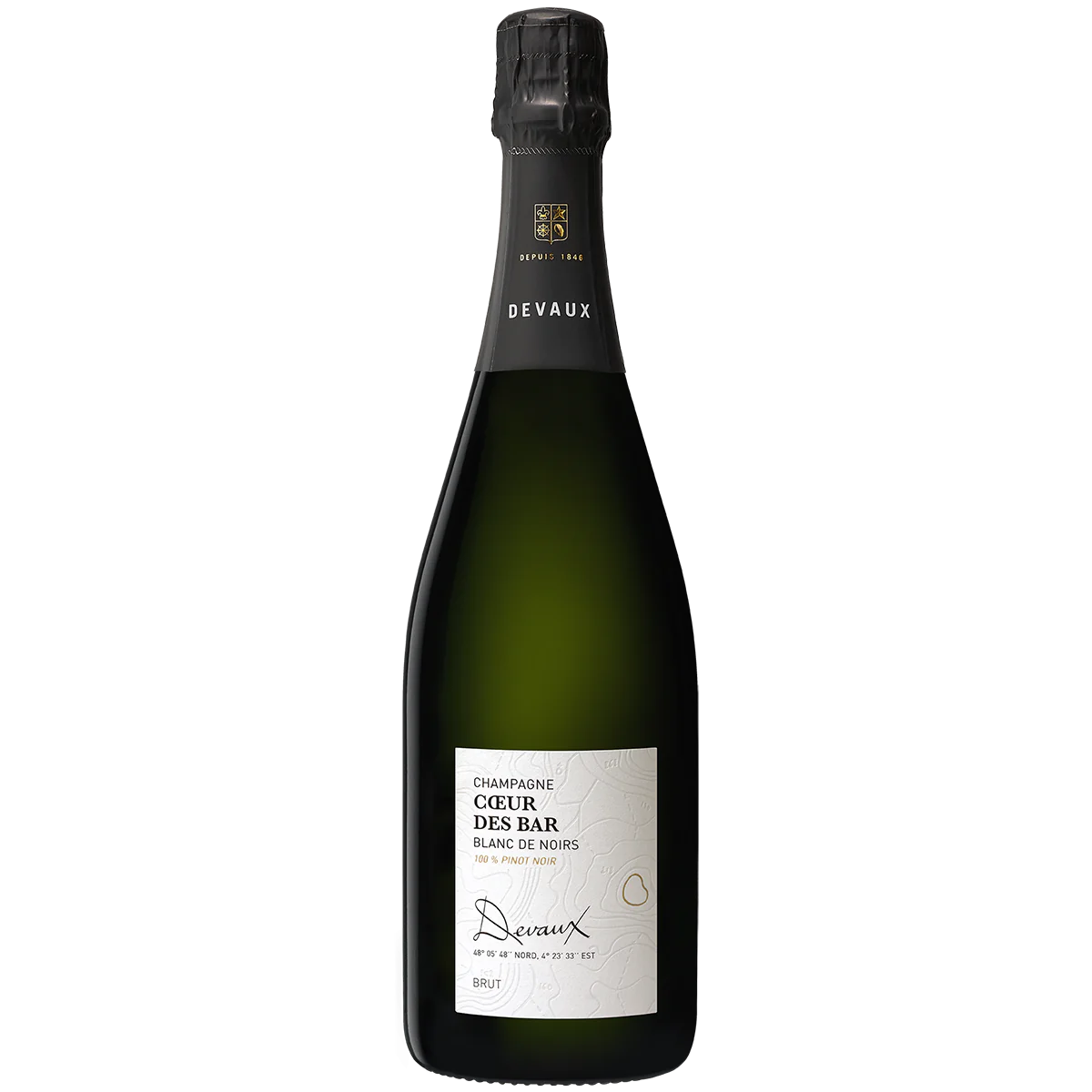 Devaux Coeur des Bar Blanc de Noirs Champagne NV (1x75cl)