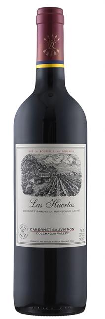 LOS VASCOS/COLCHAGUA VALLEY Las Huertas Cabernet Sauvignon 2022 (1x75cl)