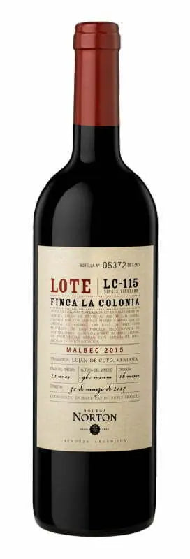 BODEGA NORTON LC1 ""Lote Finca La Colonia"" Malbec 2019 (1x75cl)