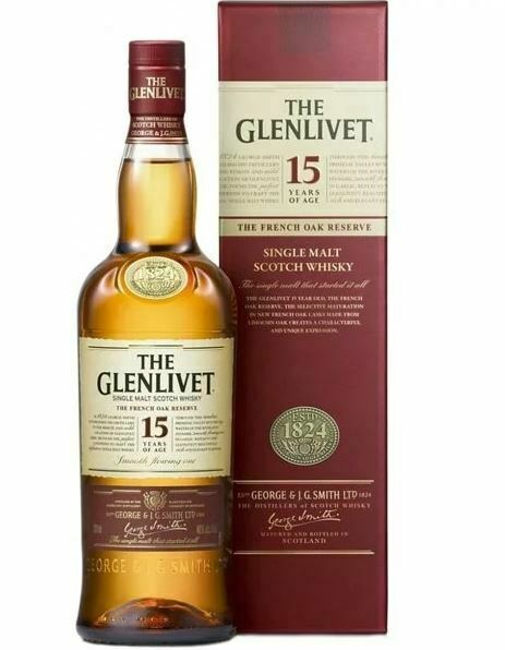 Glenlivet 15 year old Single Malt Whisky (1x70cl)