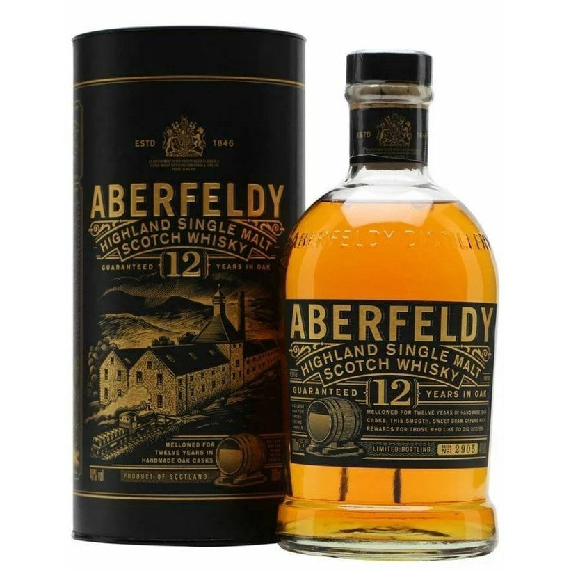 Aberfeldy 12 Years Old Single Malt Scotch Whisky (1x70cl)
