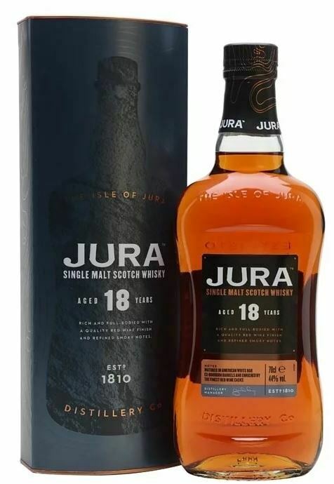 Jura 18 Year Old Single Malt Scotch Whisky (1x70cl)
