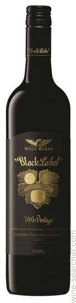 Wolf Blass Black Label Shiraz/Cabernet Sauvignon 2012 (1x75cl)