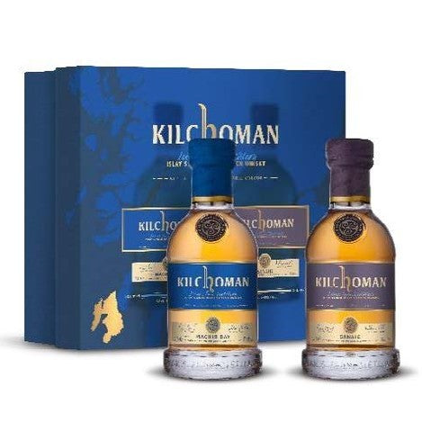 Kilchoman Machir Bay and Sanaig 20cl Gift Pack (2x20cl)